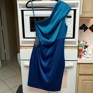 jessica howard one shoulder dress Jessica Howard one shoulder cocktail dress